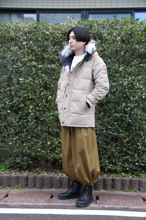 CANADA GOOSE カナダグース 新作CARSON PARKA FF(3805MA)"CAMEL" style.2020.12.20.