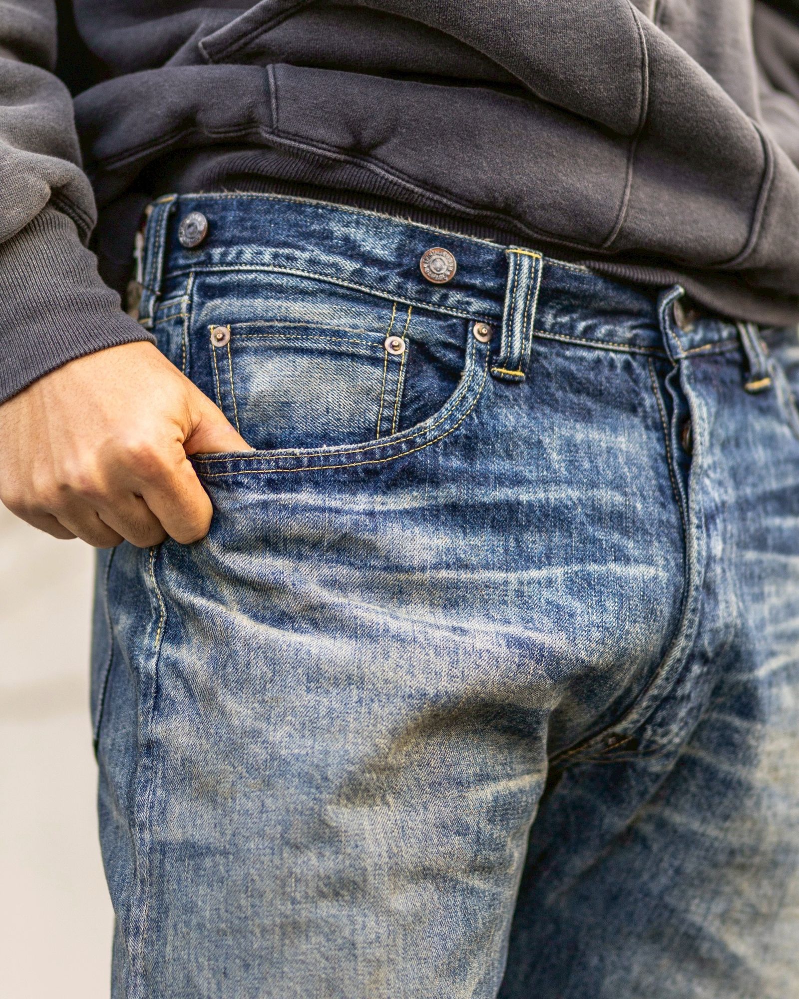 セントマイケル25AWベルベルジンコラボ BB_DENIM PNT (SM-HR1-0000-C60)DAMAGE☆12月13日(土)新作発売！