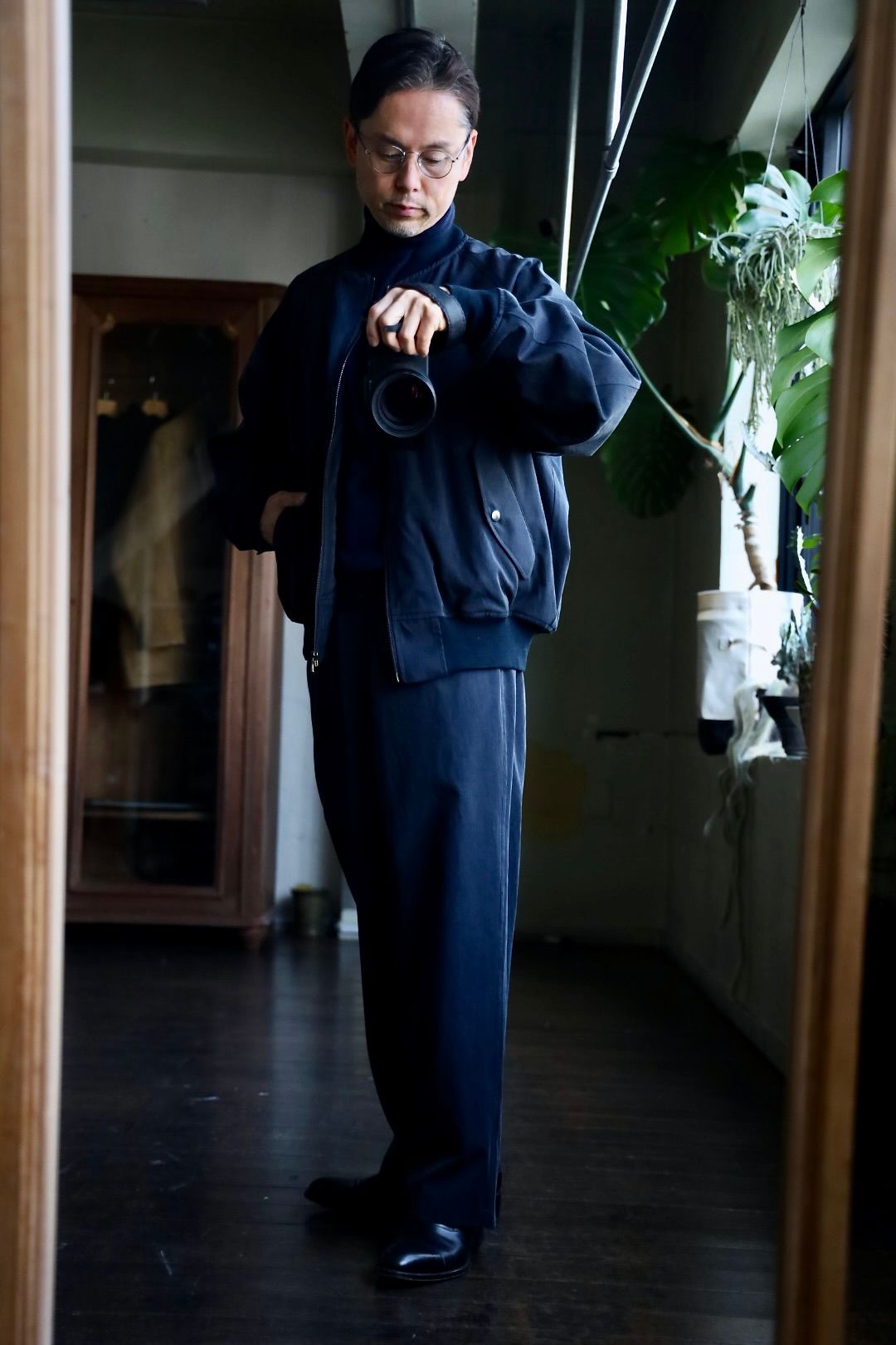 A.PRESSE Silk Padding Jacketスタイル.2025.1.12. | 5951 | mark