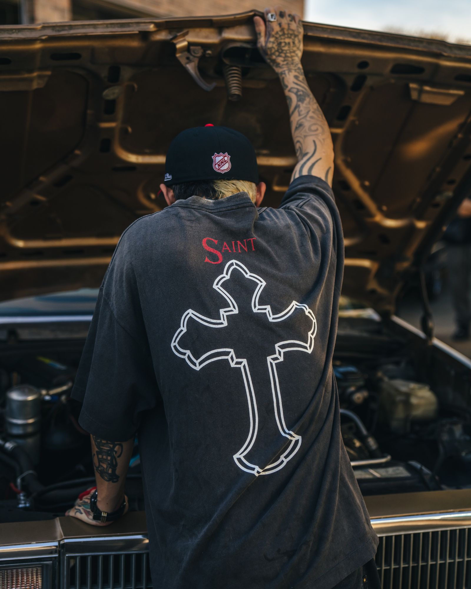 SAINT M×××××× - セントマイケル25SS 2PAC 2PC_SS TEE(SM-HR8