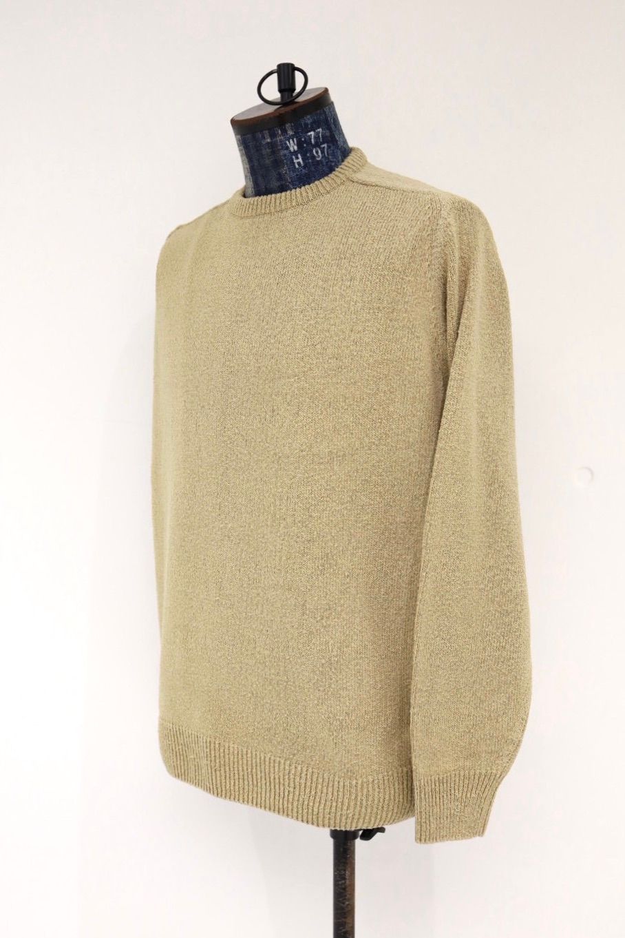 アプレッセ 2026 STYLE1 Washed Silk Nep Crew Neck Sweater(26SAP-03-07)BEIGE☆1月10日(土)発売！