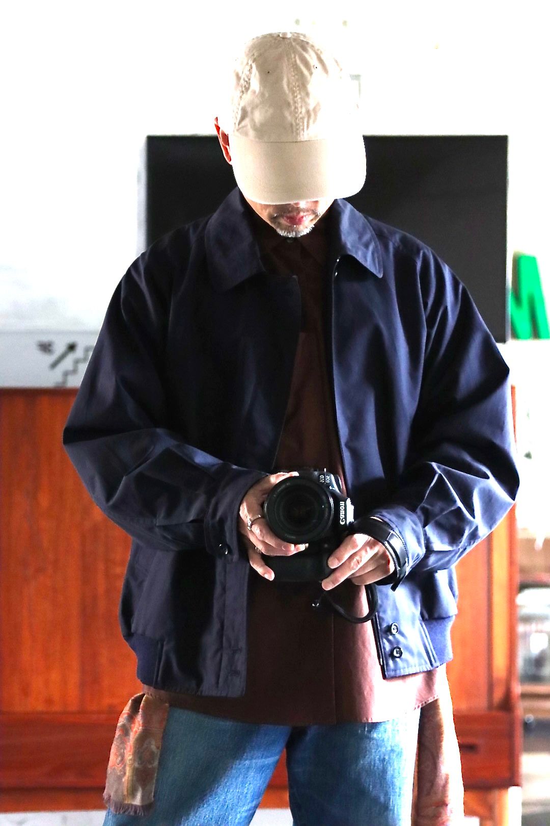 美品 A.PRESSE Harrington Jacket 22SS サイズ1 本日の目玉 ...