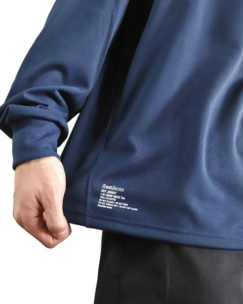 FreshService 24SS 新作 DRY JERSEY L/S CREW NECK TEE(NAVY) style 2024.3.22