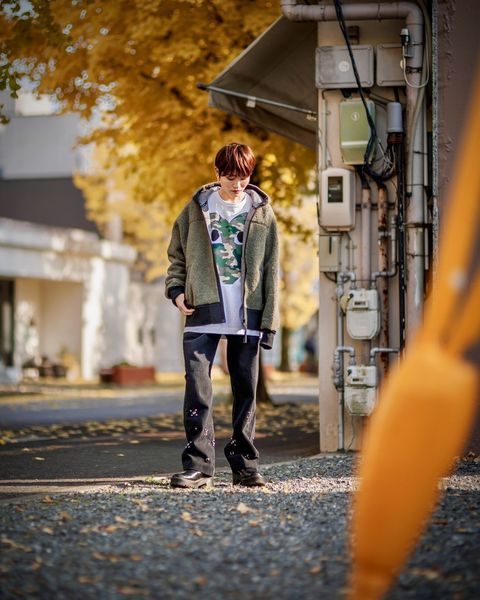 PLAY COMME des GARCONS 新作カモ柄 Tシャツ style.2024.12.6