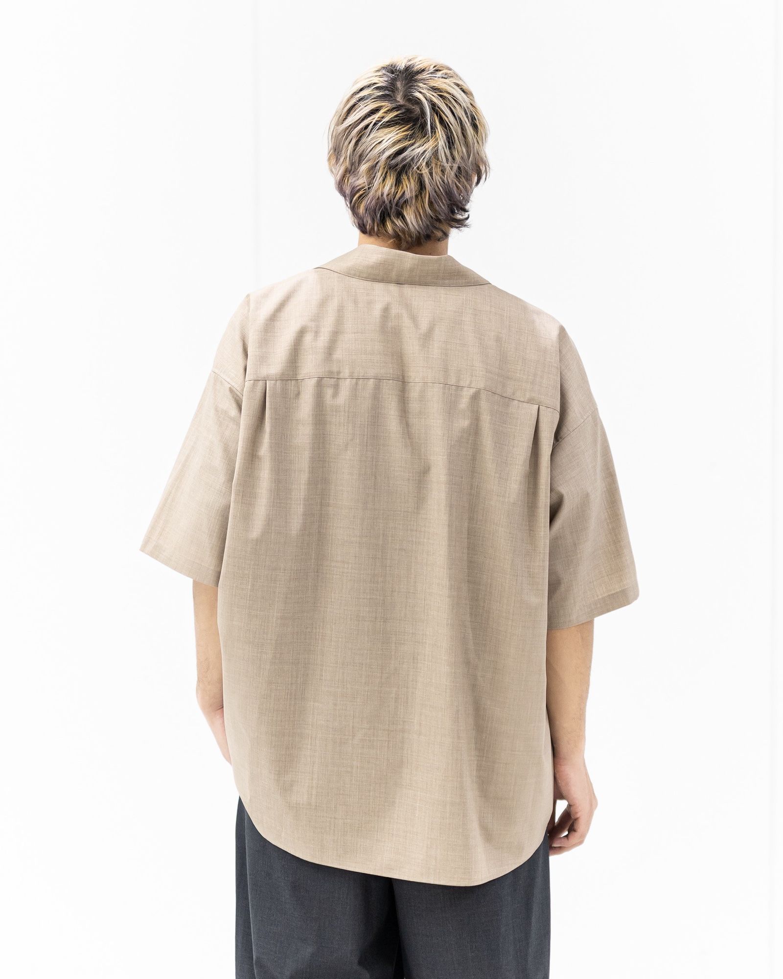 Graphpaper Fine Wool Heather S/S Skipper Shirt 2月21日(土)新作発売！