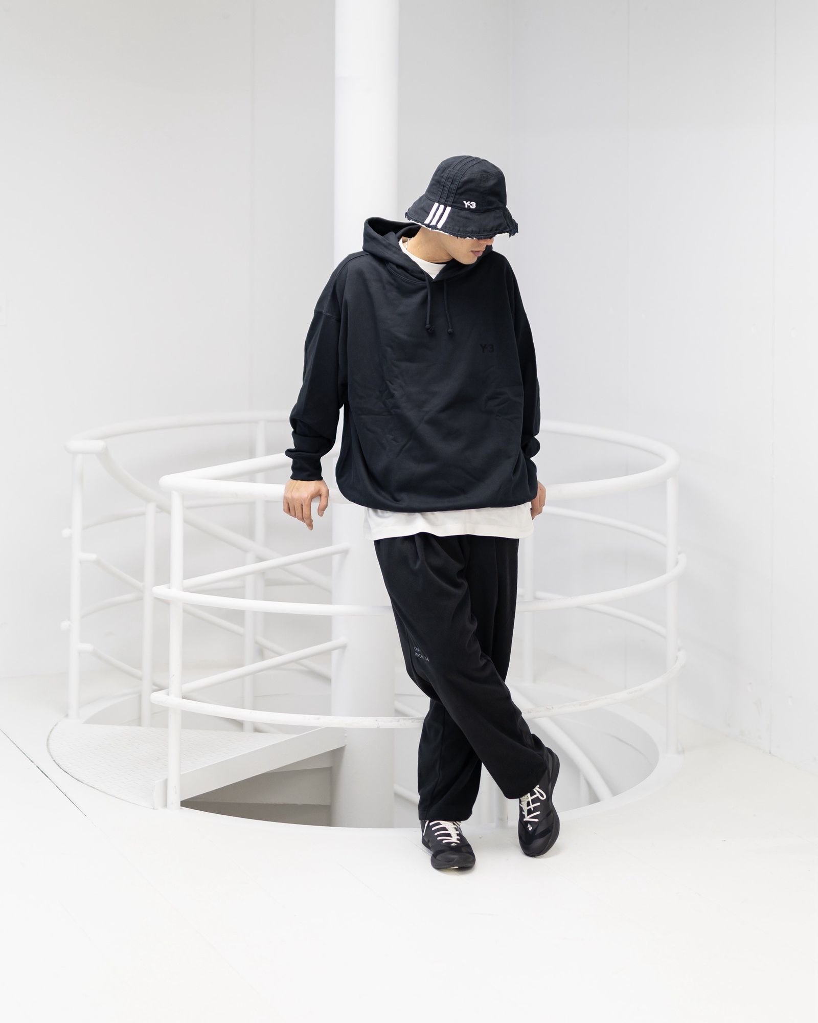ワイスリー Y-3 フロントロゴ フーディー FL HOODIE (KA3112)BLACK☆新作発売！