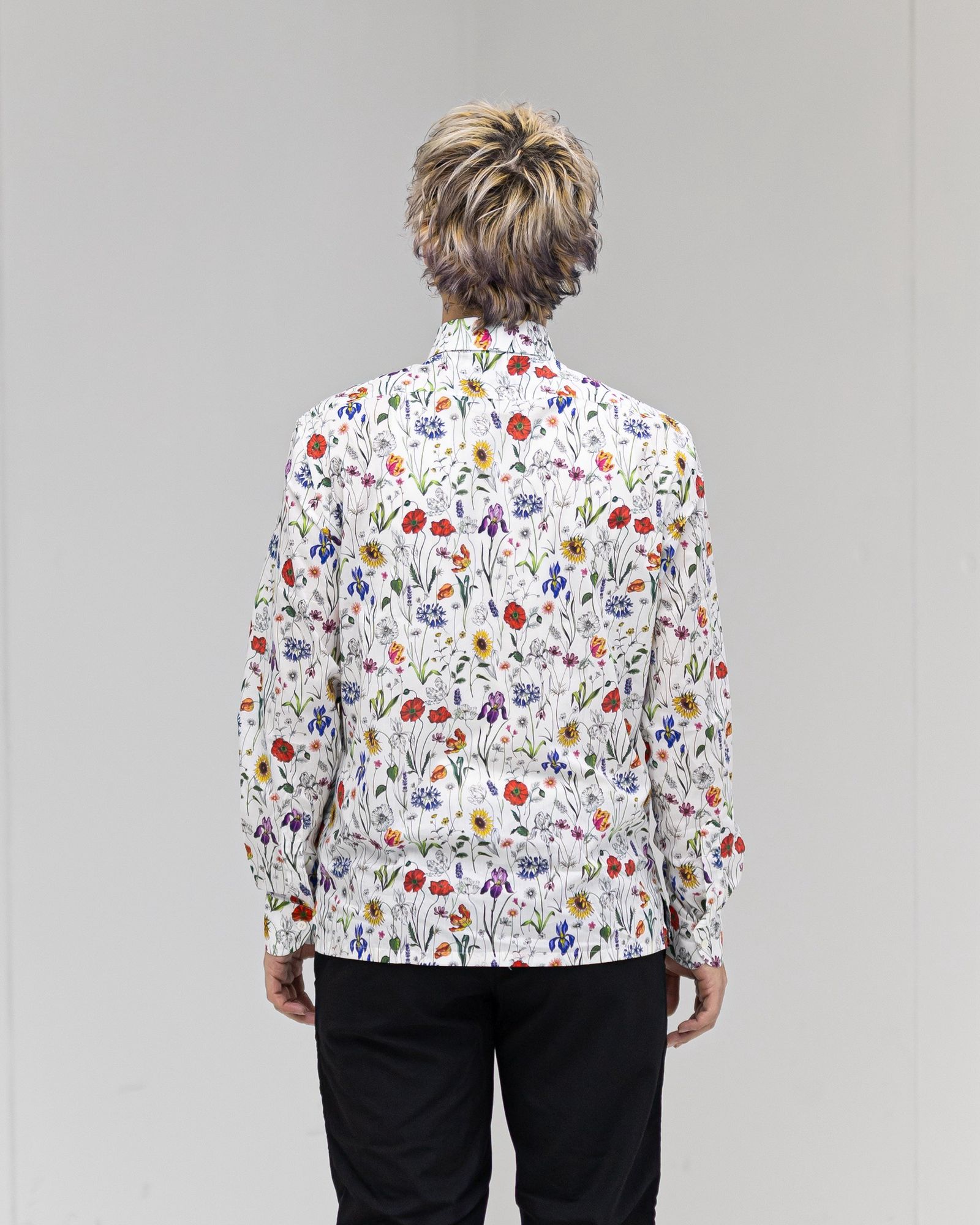 ジュンヤワタナベマン MARIA SANTAGELO 綿花柄シャツ2月6日(金)新作発売！