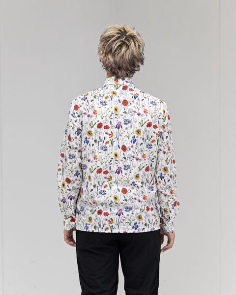 ジュンヤワタナベマン MARIA SANTAGELO 綿花柄シャツ2月6日(金)新作発売！