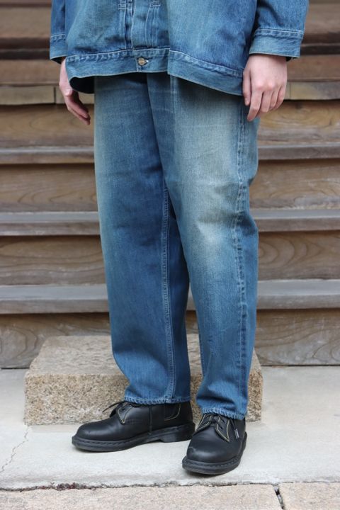 Graphpaper 22SS Selvage Denim Jacket(GU221-30025B)DARK FADE style