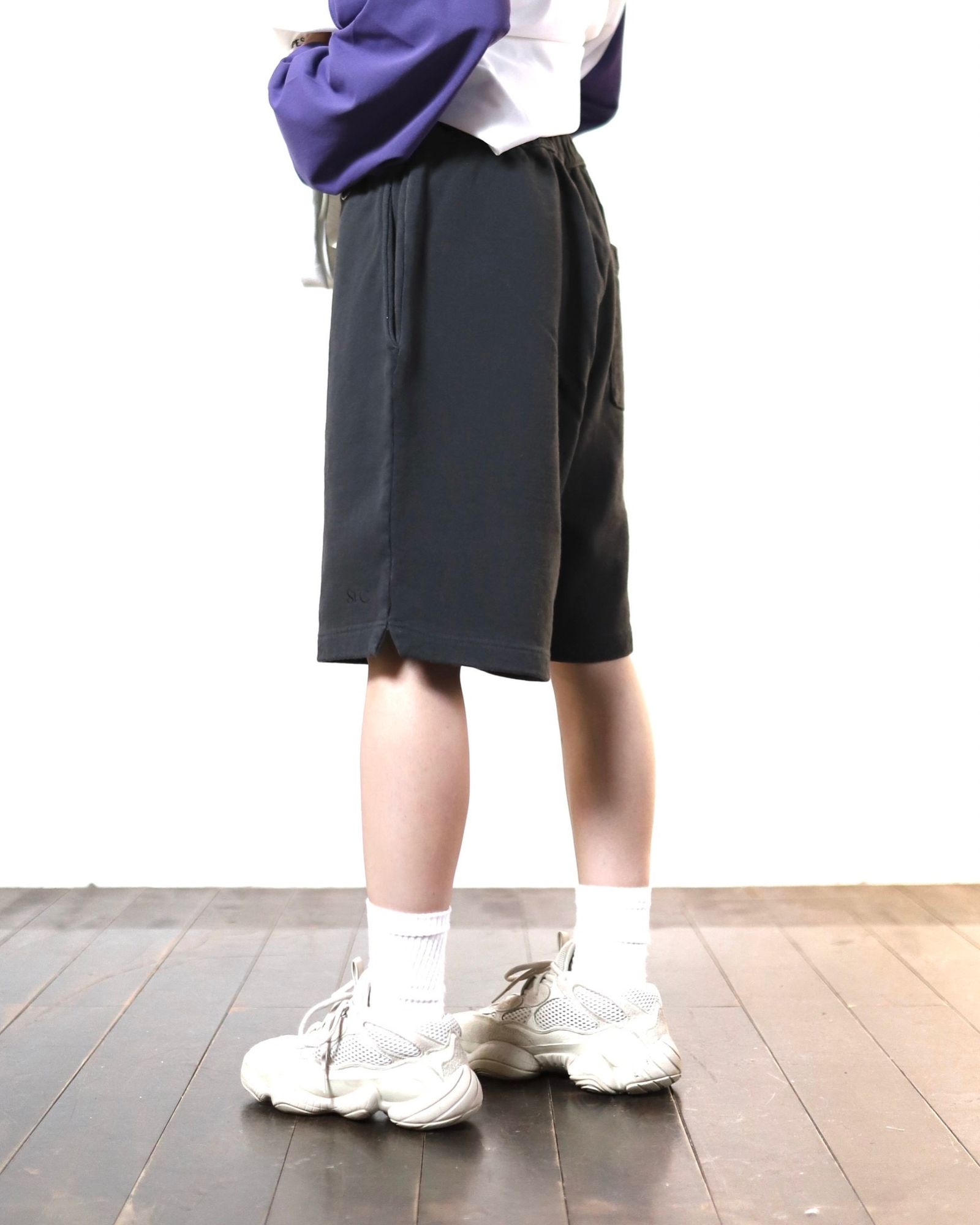 S.F.C 24SS エスエフシー SFC SWEAT SHORTS(SFCSS24CS05)Washed Black