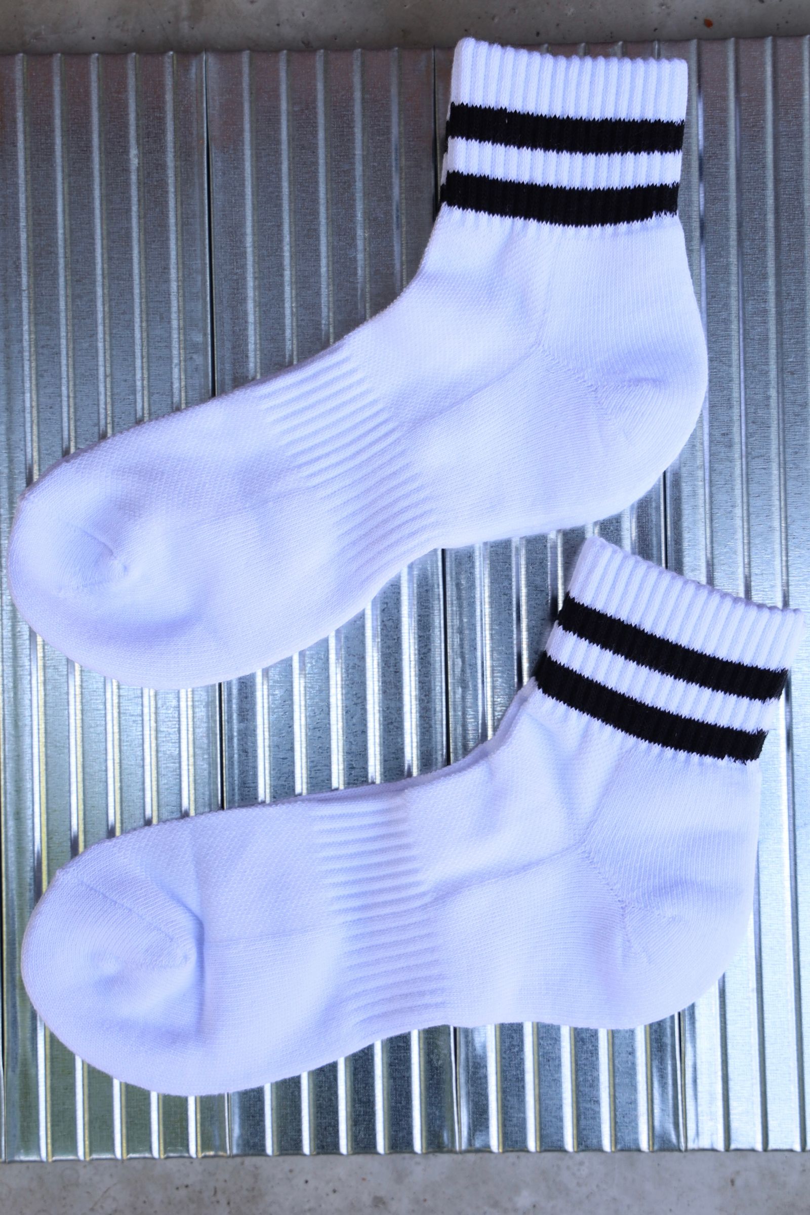 フレッシュサービスソックス 2-PACK LINE SHORT SOCKS (BLACK)☆再入荷！