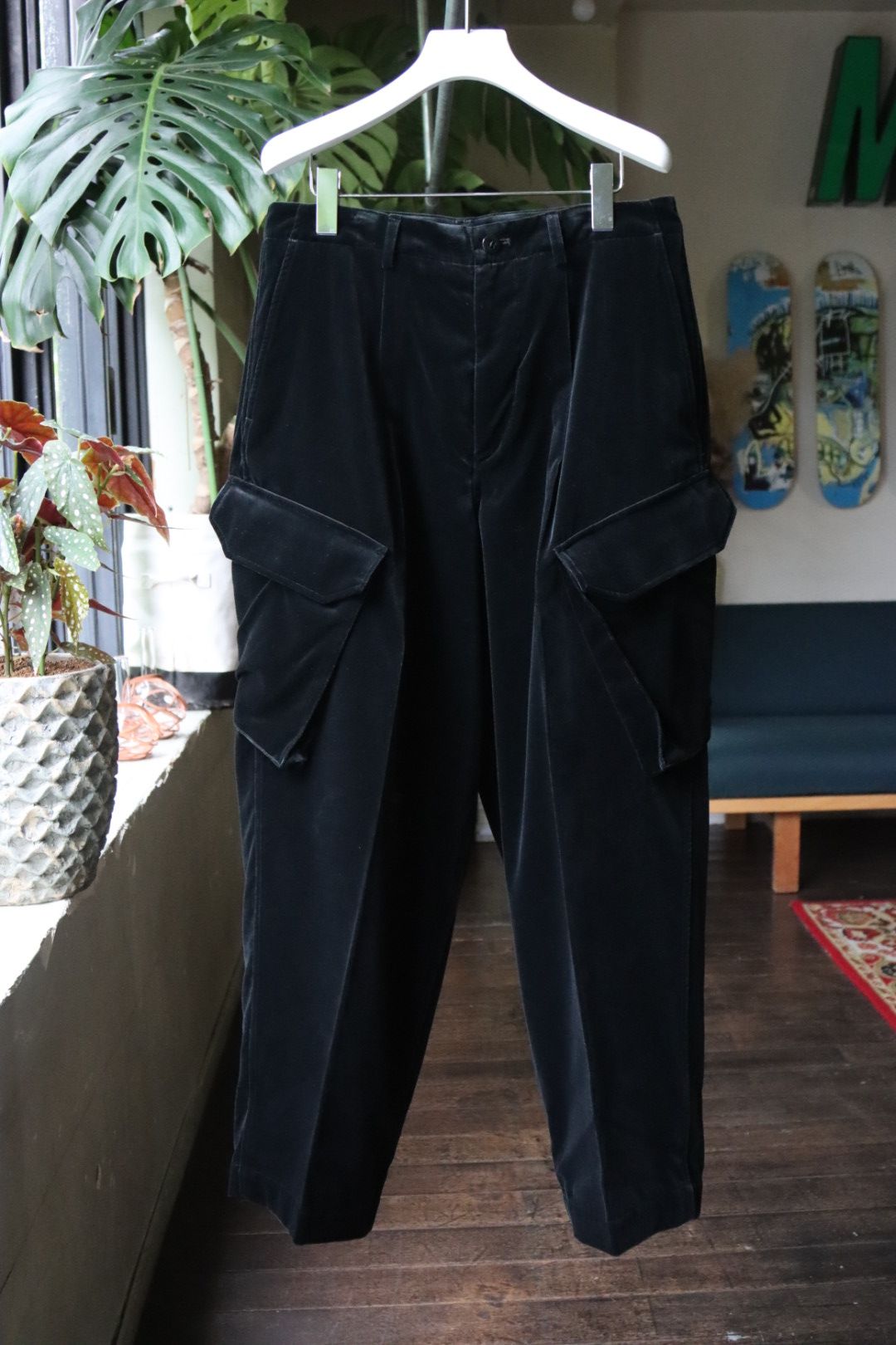 blurhms - ブラームス 23FW Velvet Combat Trousers(BHS23F025