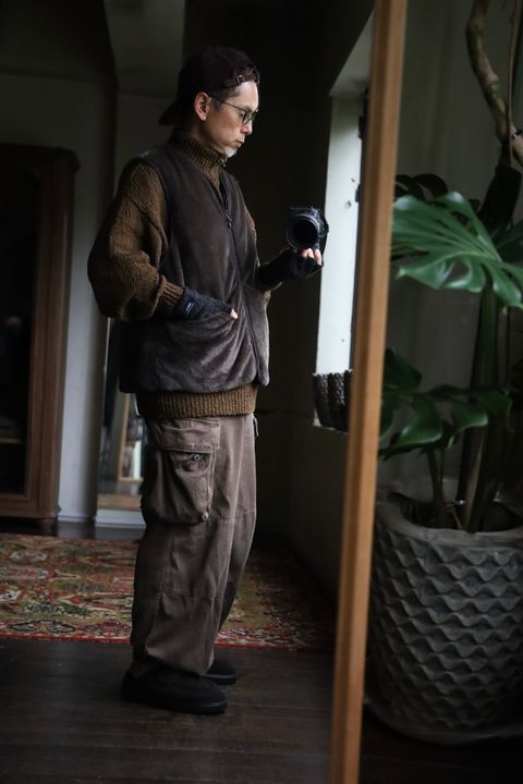 DAIWA PIER39 TECH BRITISH HUNTER FUR VEST"D.BROWN"スタイル