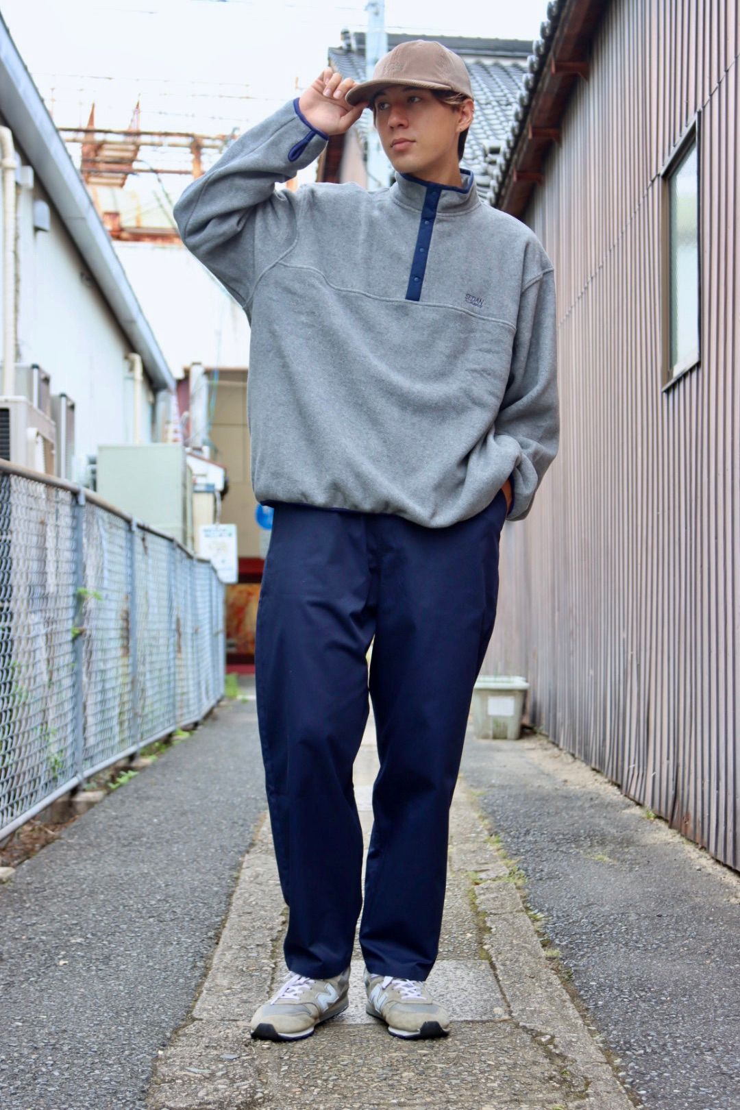 SEDAN ALL-PURPOSE セダンオールパーパス 23AW Fleece Snap Pullover