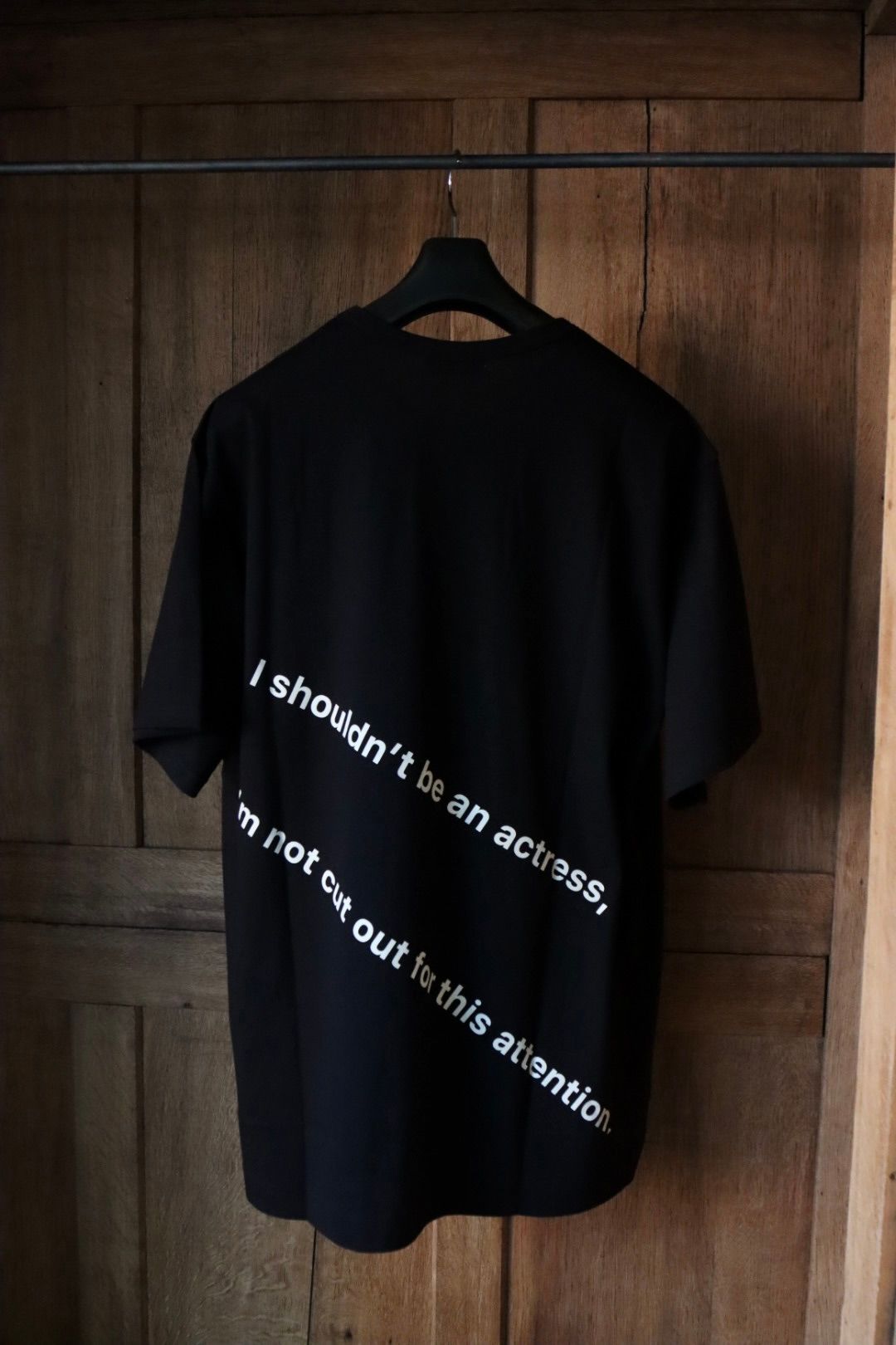 ヨウジヤマモト24SS 半袖プリントTシャツ②(HS-T97-988-1)BLACK☆1月13日(土)発売！