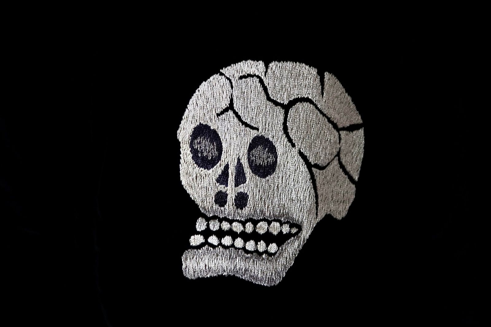 セントマイケル×WILDSIDE YOHJI YAMAMOTO SKULL SUKA JACKET(SM-A23-0000-C26)BLACK
