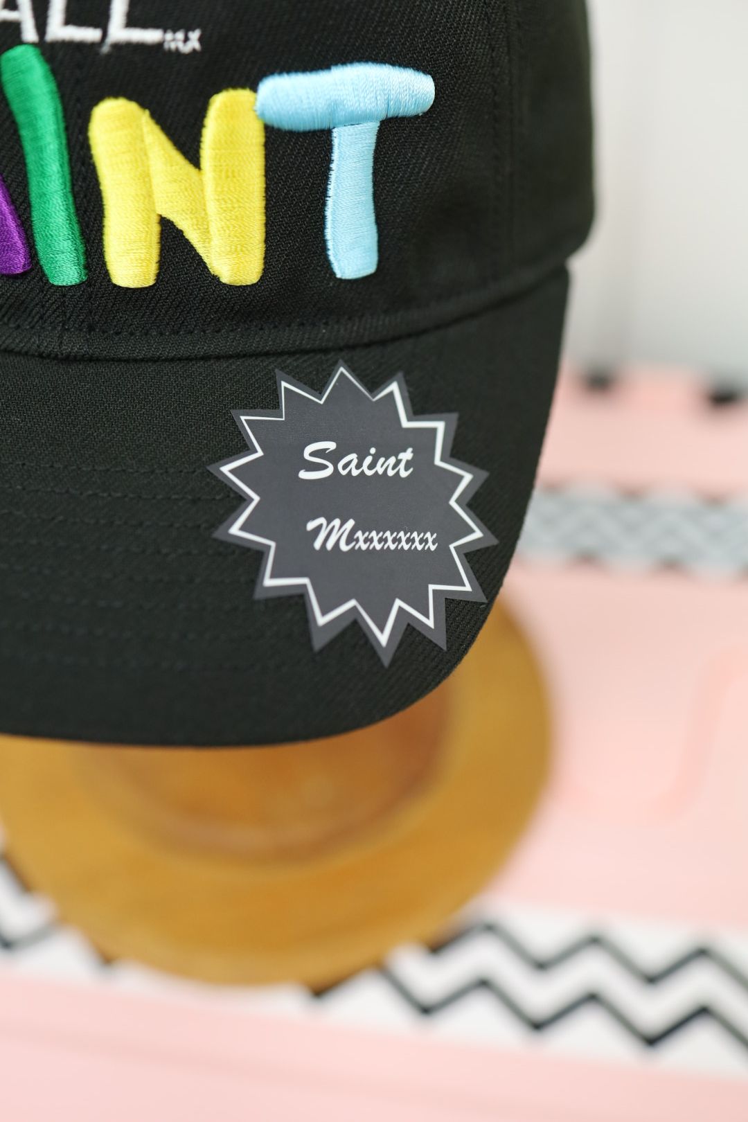 セントマイケル 26SS LOVE ALL_CAP(SM-MK8-0000-080)BLACK☆4月29日(水)新作発売！