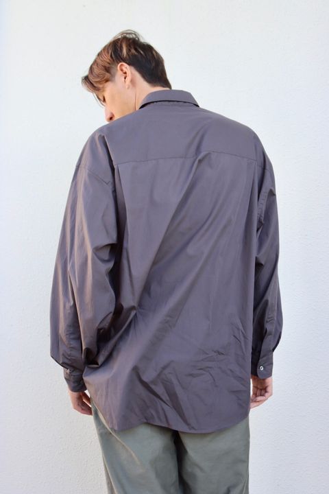 blurhmsROOTSTOCK 23FW Cotton Back Satin Baker Pantsスタイル