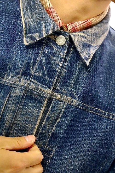 eYe JUNYA WATANABE MAN×Levi's×BerBerJin 転写デニムプリントジャケットスタイル