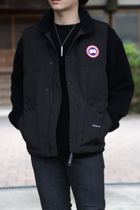 CANADA GOOSE CANADA GOOSE FREE STYLE CREW VEST(4154M)"BLACK"style.2020.10.10.