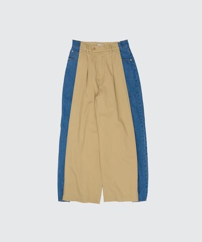 YOKE SPRING SUMMER 2026 Connected Chino&Denim Pants(YK26SS01214P)BEIGE☆12月20日(土)発売！