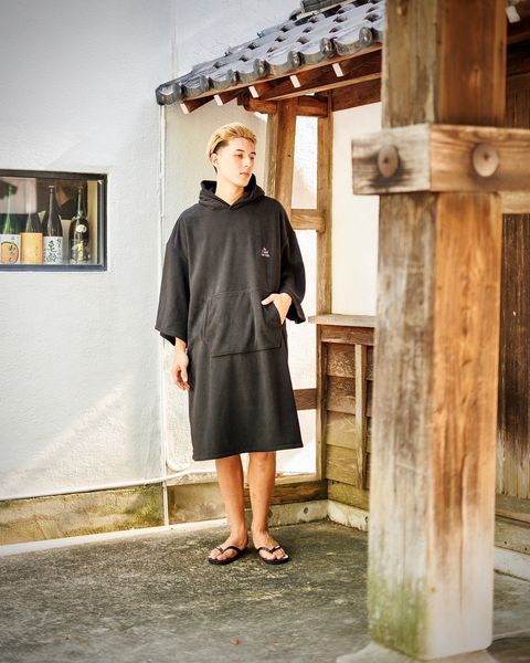 FreshService FLEECE SAUNA PONCHO(BLACK)9月28日(土)新作初売！