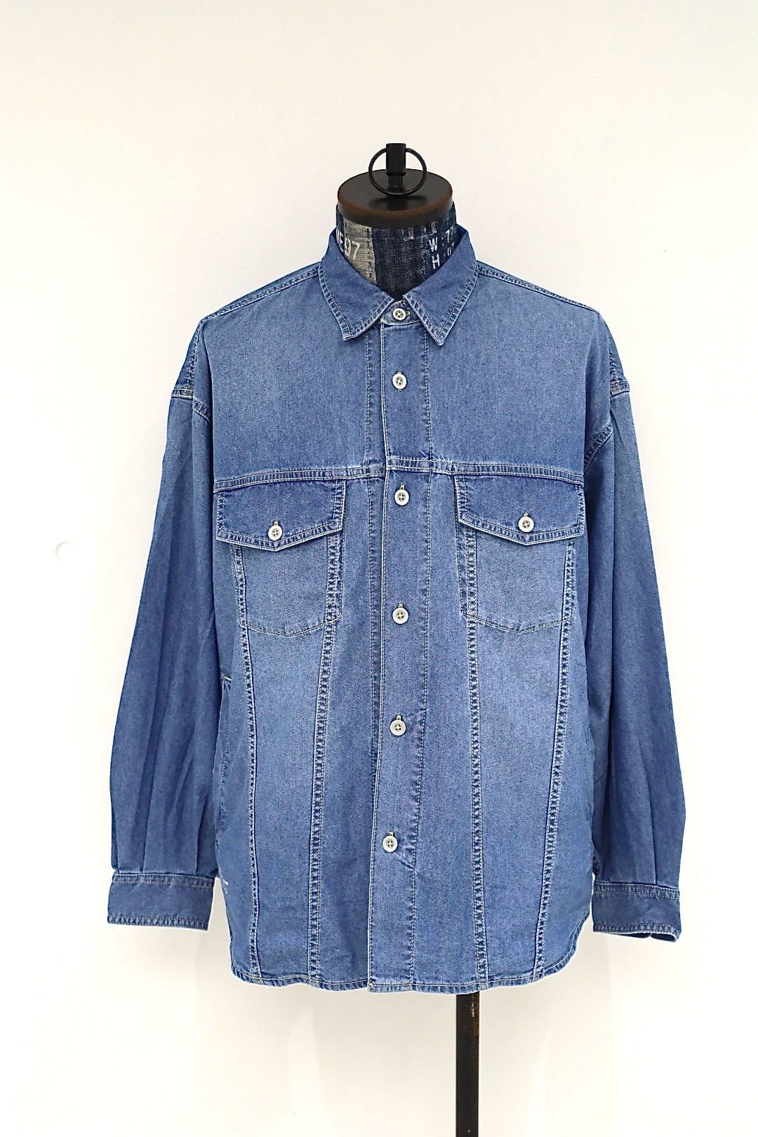 フレッシュサービス 26AW N/C TECH DENIM TRUCKER SHIRT(FSC263-50043)LIGHT WASH☆9月5日(土)新作発売！