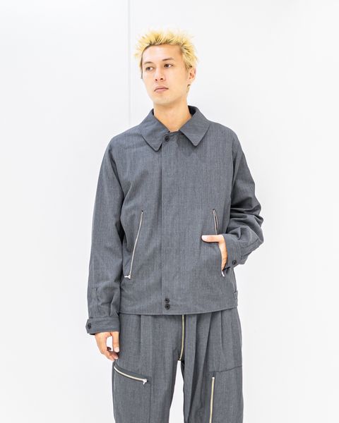 プロダクトトゥエルブ T/W Short Jacket(25AW-PBL06)GREY★9月13日(土)発売！