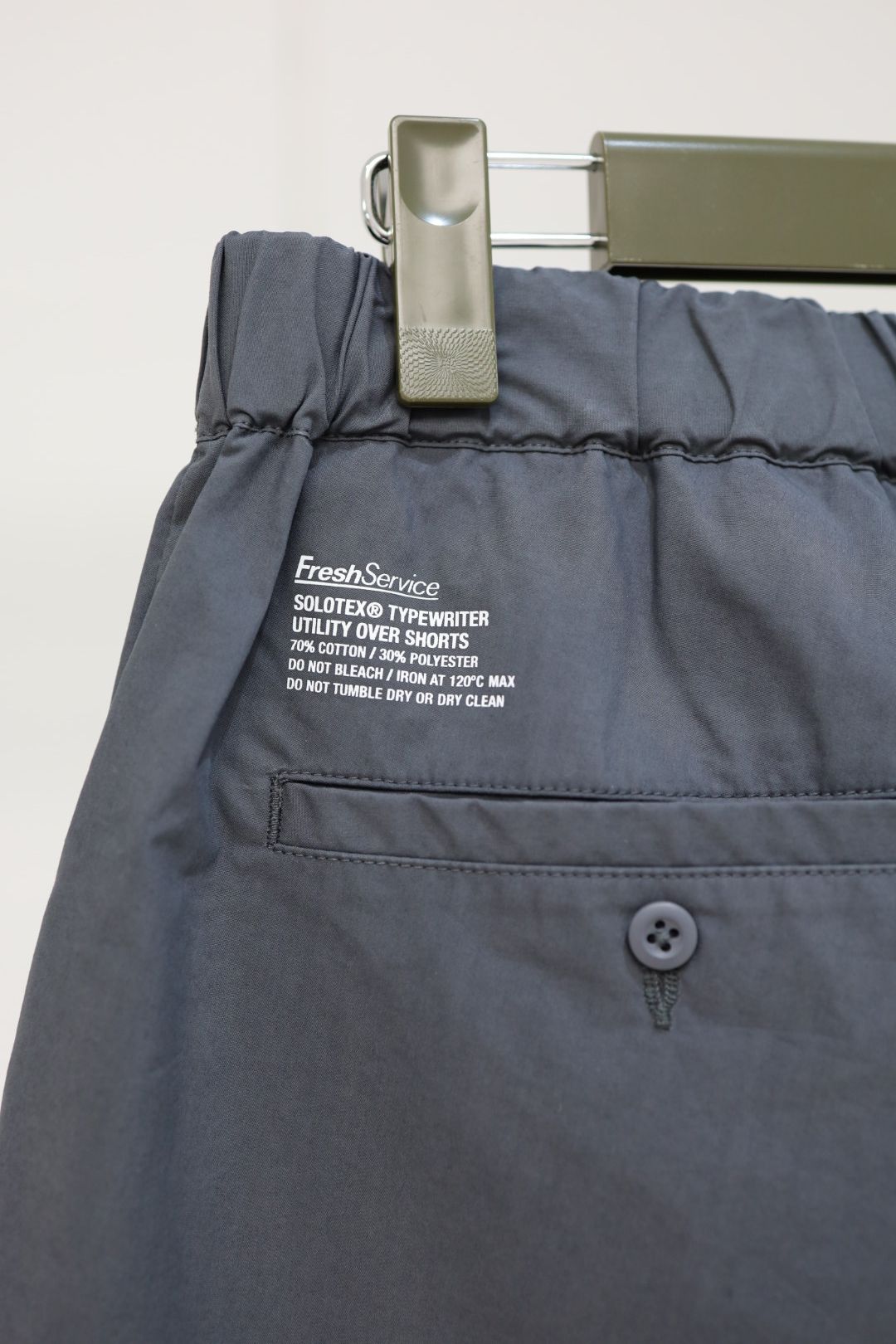 フレッシュサービス SOLOTEX® TYPEWRITER UTILITY OVER SHORTS(FSC261-40205)GRAY☆3月20日(金)発売！