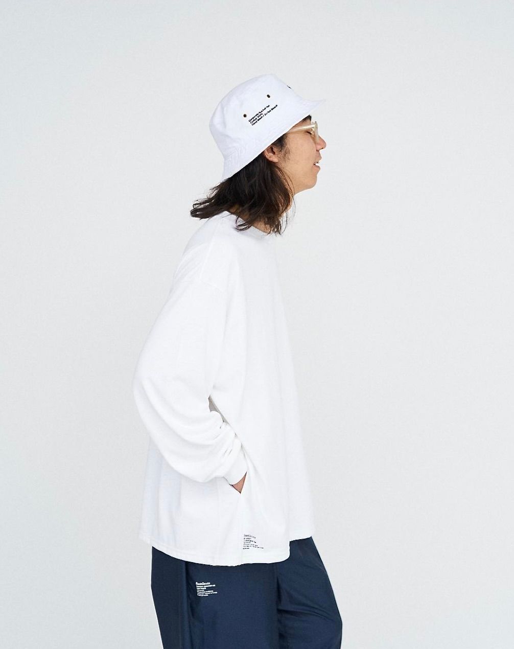 フレッシュサービスDRY JERSEY L/S CREW NECK TEE(FSC253-70084B)WHITE★7月26日(土)発売！