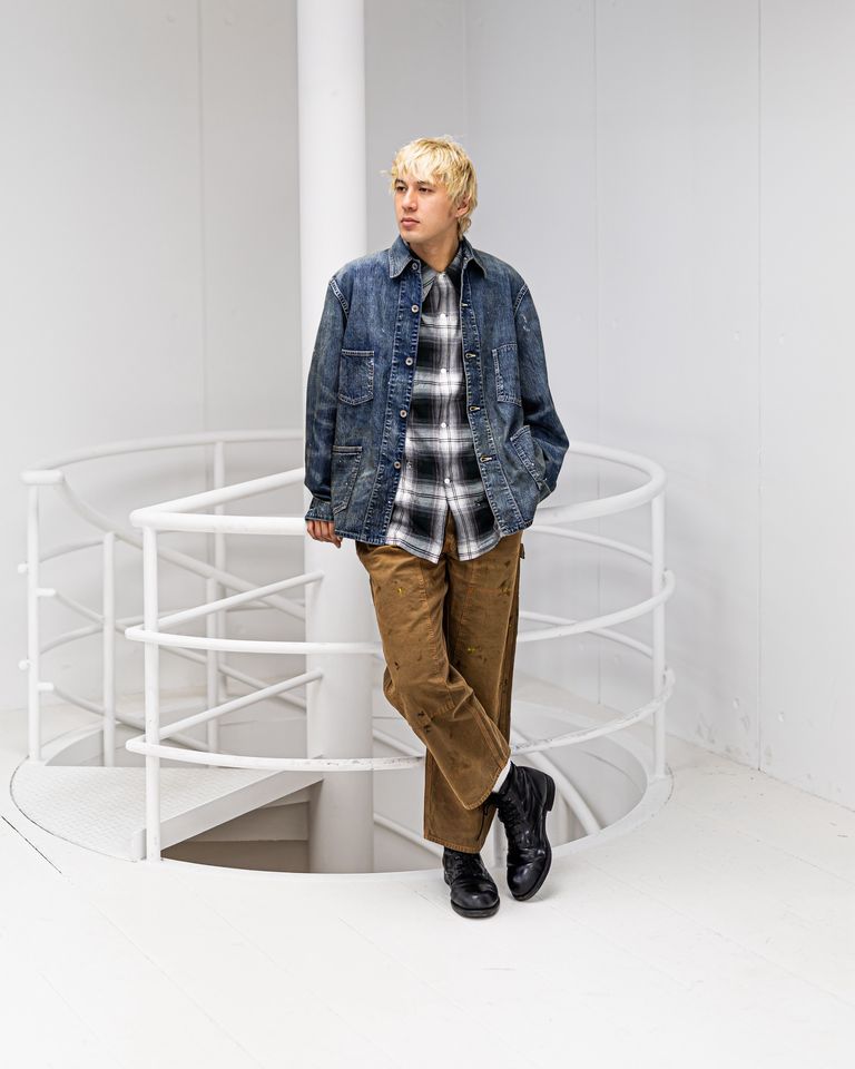 BOWWOW HERITAGE DENIM CHORE COAT AGED 新作発売！