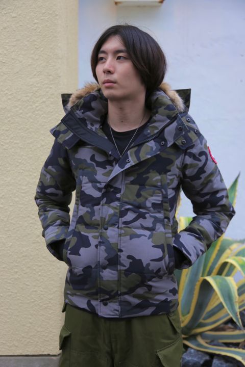 CANADA GOOSE WYNDHAM PARKA FF PRINT"CLASSIC CAMO COASTAL GREY" style.2020.10.10.