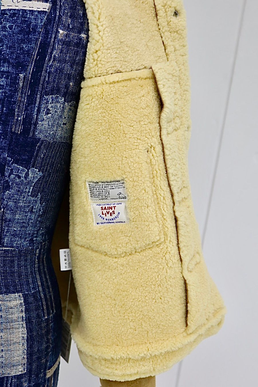 セントマイケル25AWベルベルジンコラボ BB_MOUTON JACKET (SM-HR1-0000-C59)BEIGE☆12月13日(土)新作発売！