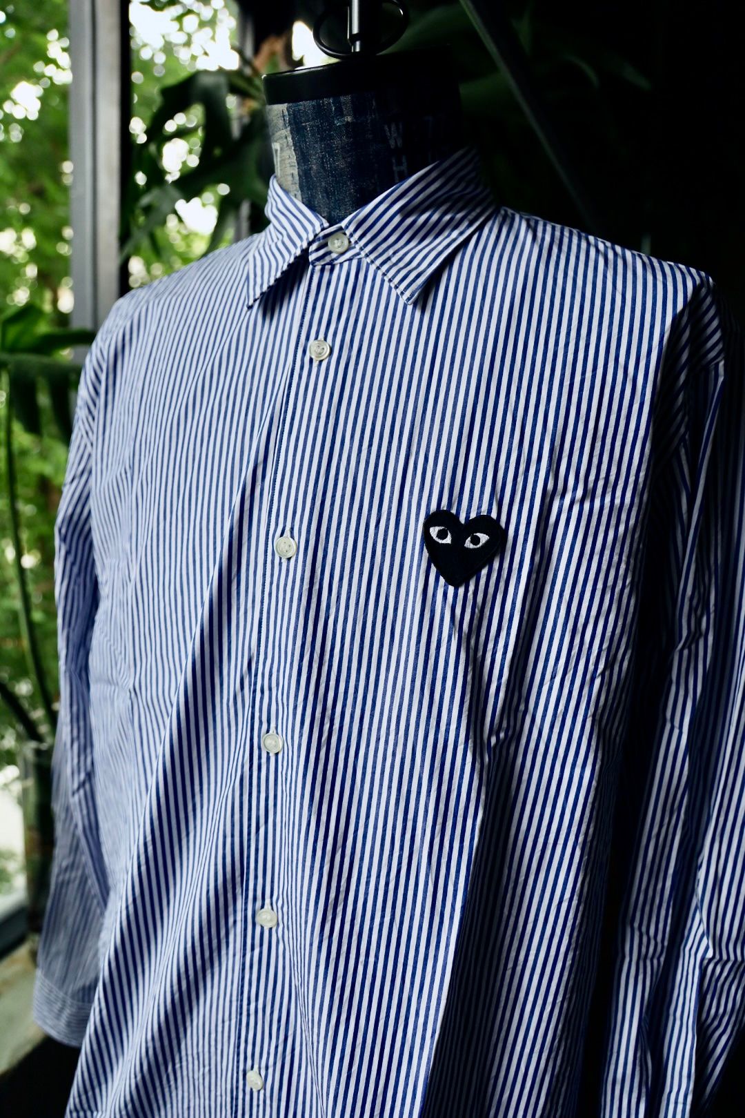 PLAY COMME des GARCONS - プレイコムデギャルソン STRIPED L/S SHIRT BLACK HEART(STRIPED)  | mark