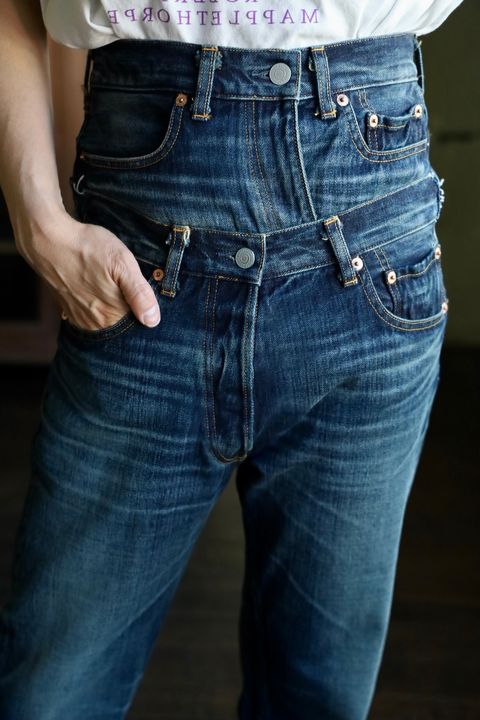 JUNYA WATANABE MAN ダブルウエストLevi's Wネームデニムスタイル.2025.4.12.
