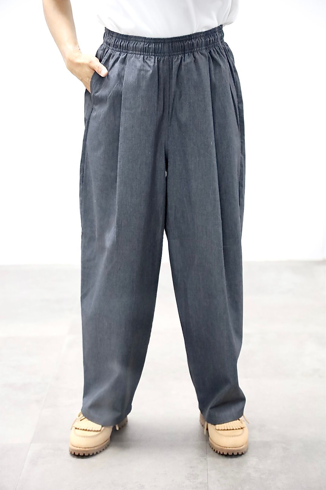 FreshService 26SS CORPORATE WIDE EASY PANTS"H.GRAY"スタイル