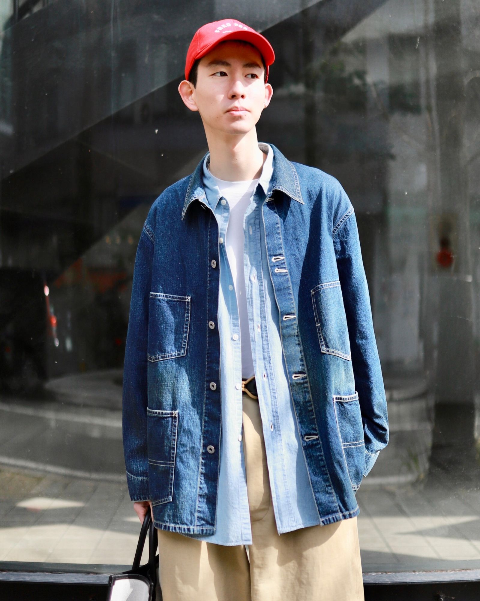 A.PRESSE 23ss Denim Coverall Jacket-