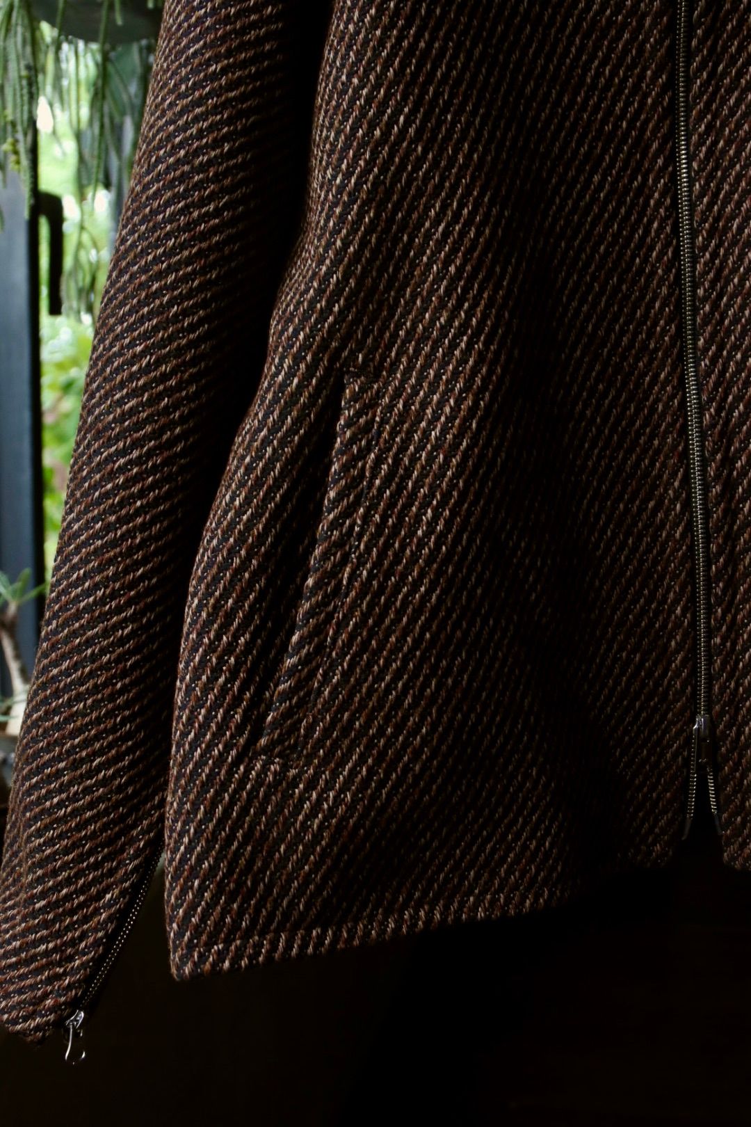 ヨーク23AW FRONT ZIP STAND COLLAR BLOUSON(YK23FW0516B)BROWN☆8月26日(土)発売！