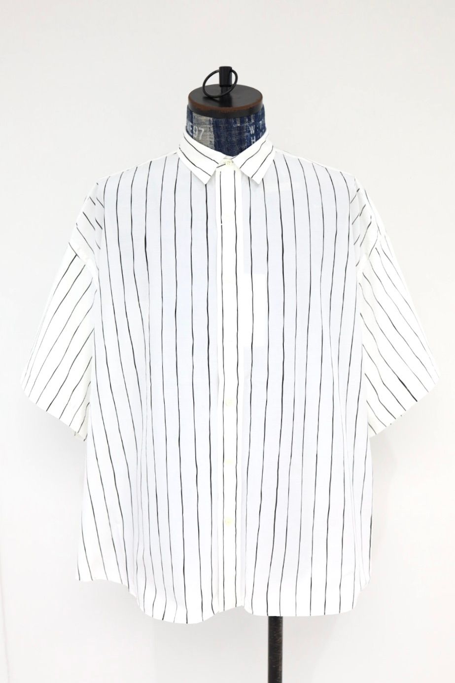 S.F.C 26SS エスエフシー C/N STRIPE SS SHIRT(SFCSS26S08)White☆3月20日(金)発売！