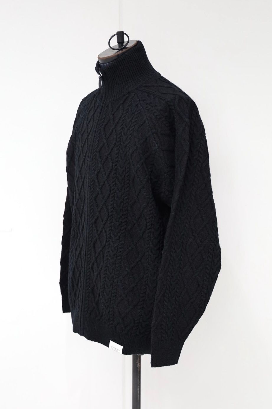 フレッシュサービス SHETLAND WOOL x SOLOTEX® TECH FISHERMAN ZIP-UP(FSC253-80166)BLACK★10月18日(土)発売！