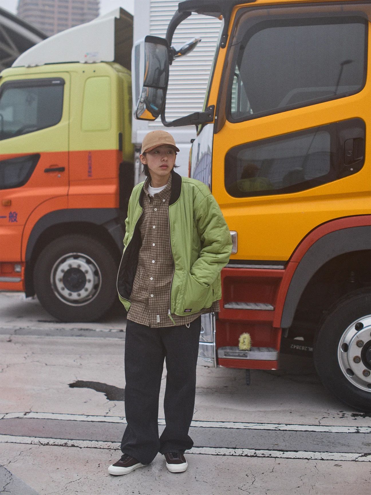 セダンオールパーパス FW24 Dickies® / Quilted Work Jacket(SD24F-JK01) Faded Lime☆9月28日(土)発売！