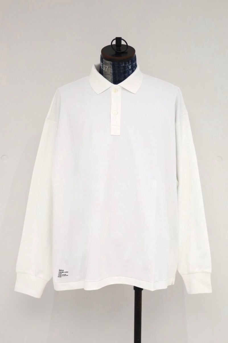 フレッシュサービス DRY PIQUE JERSEY L/S POLO(FSC263-70037)WHITE☆8月1日(土)新作発売！