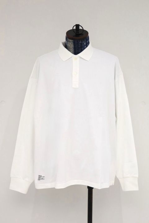 フレッシュサービス DRY PIQUE JERSEY L/S POLO(FSC263-70037)WHITE☆8月1日(土)新作発売！
