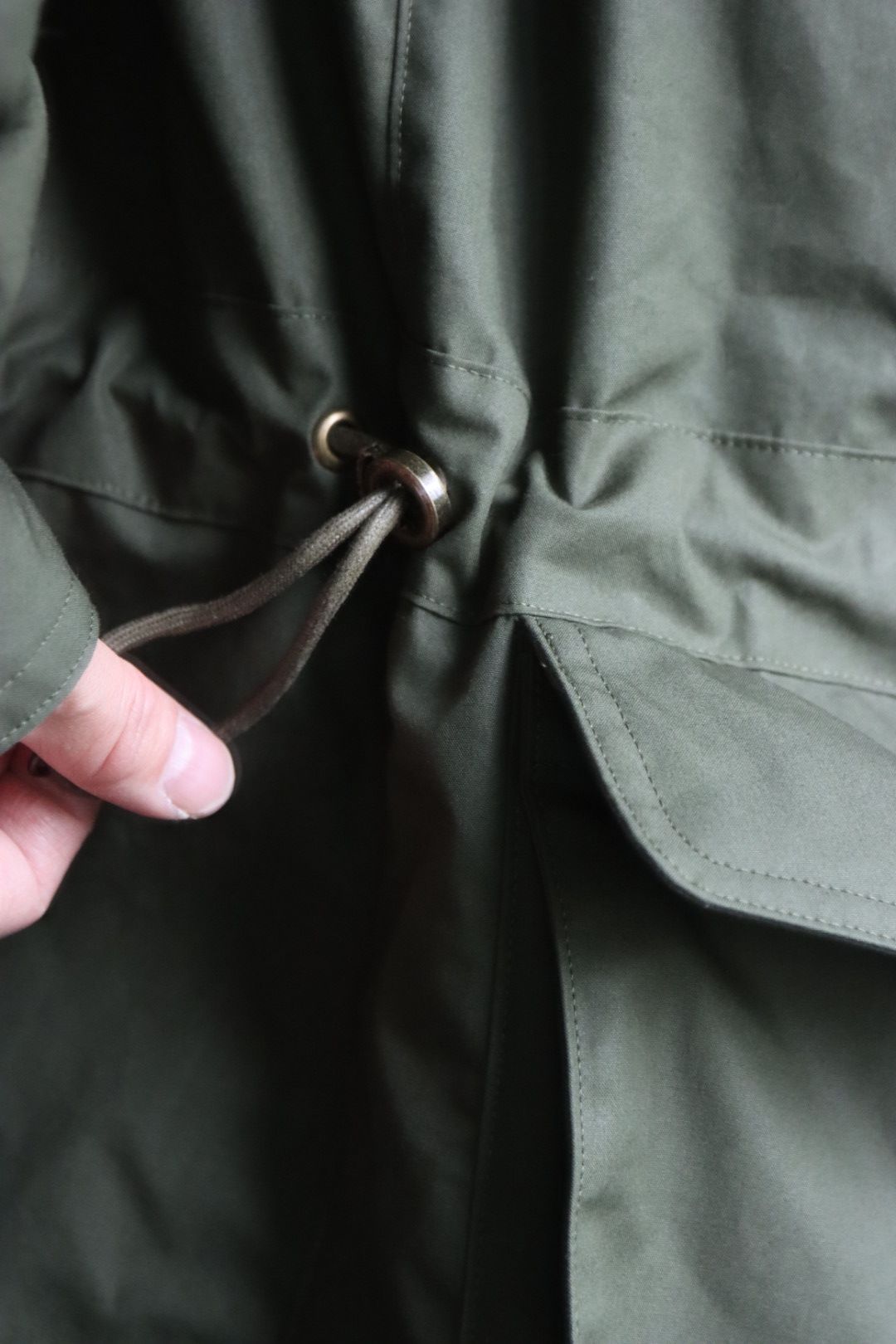 アプレッセ22FW Ventile Hunting Half Coatスタイル.2022.10.1.