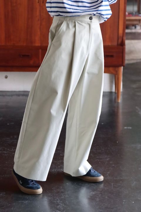 STUDIO NICHOLSON 22SS DEEP PLEAT VOLUME PANTS style.2022.3.9.