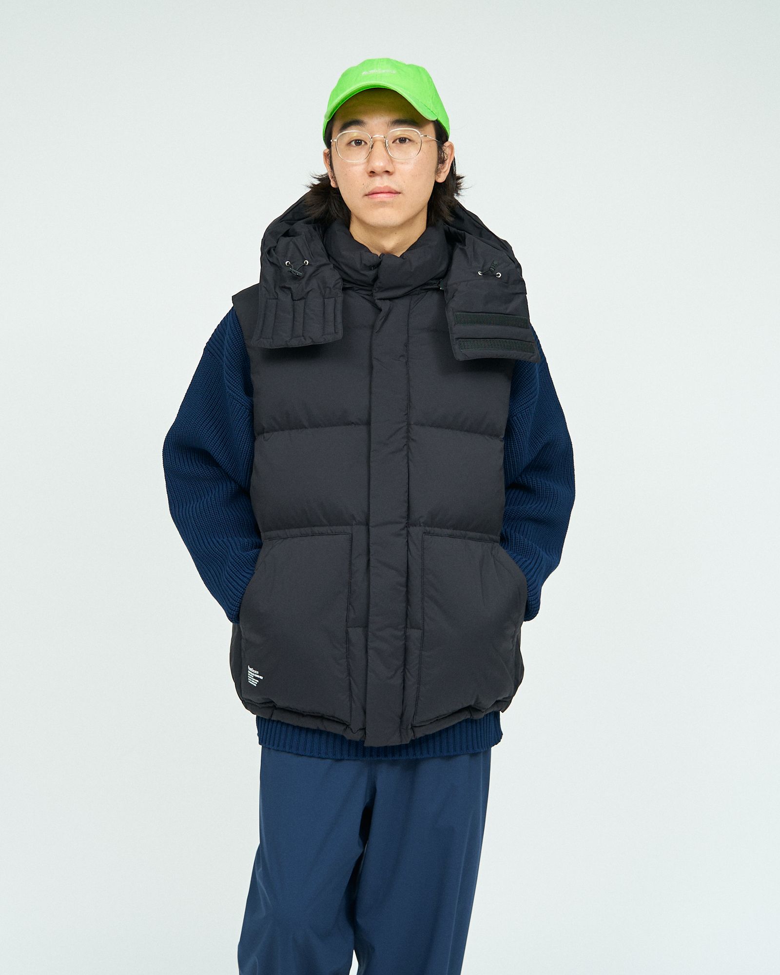 フレッシュサービス CORPORATE DOWN VEST(FSC243-10112B)BLACK
