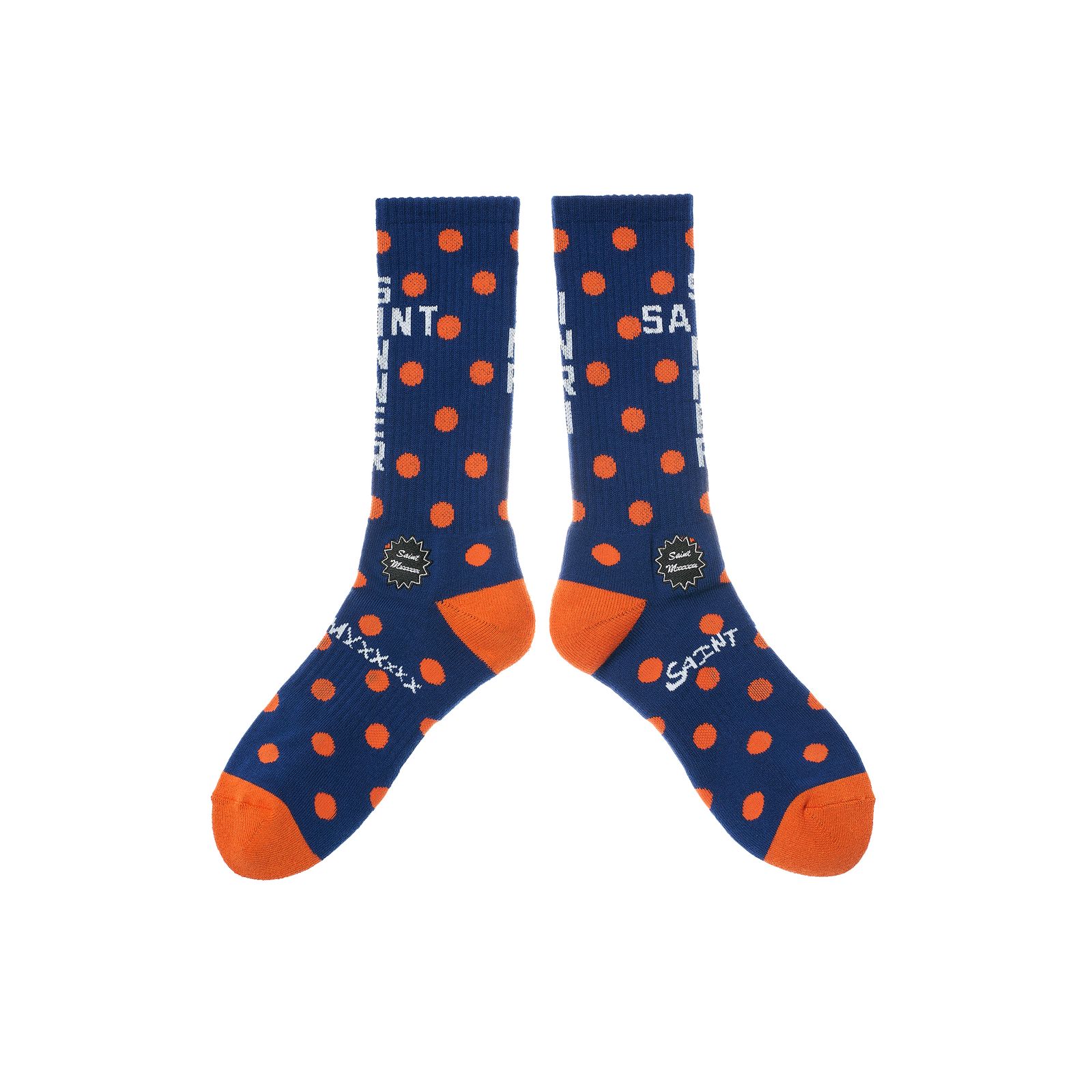 セントマイケル 26SS DOT SOCKS(SM-MK8-0000-102)NAVY★1月10日(土)発売！