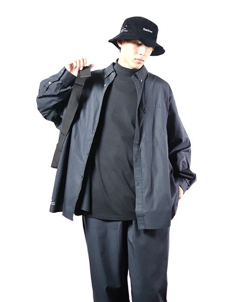 FreshService フレッシュサービス UTILITY B.D SHIRT"BLACK"スタイル