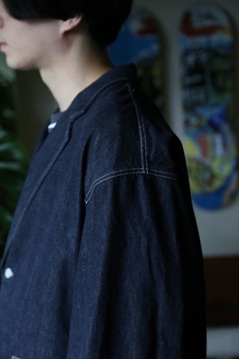 CIOTA for Graphpaper Suvin Cotton Denim Jacket(GM213-20238) style.2021.8.22