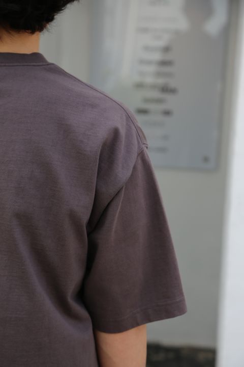 CIOTA スビンコットン10/-度詰め 吊り天竺ポケット付き半袖Tシャツ(CSLM-106M) style. 2021.04.25.